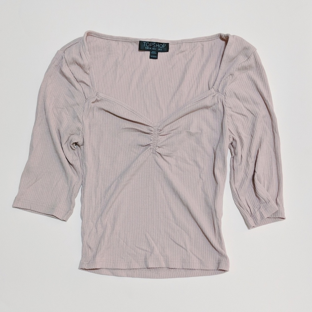 TopShop Sweetheart Crop Top